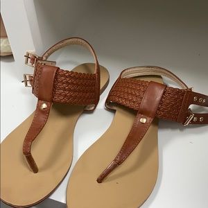 brown sandals
